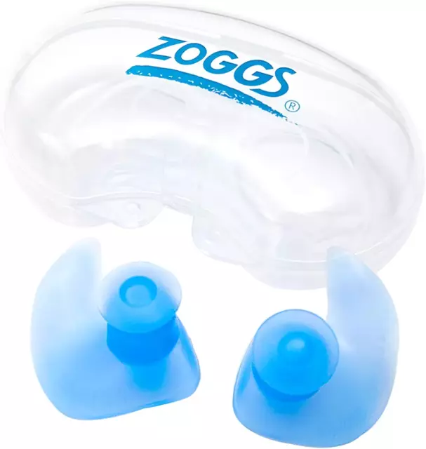 Zoggs Aqua Plugz, Ear Plugs for Swimming, Reusable Silicone Ear Plugs