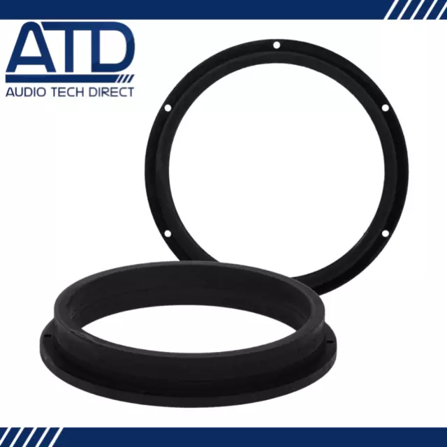 MDF Front Door 200mm 8" Speaker Adaptors Rings for Volkswagen Transporter T5 T6