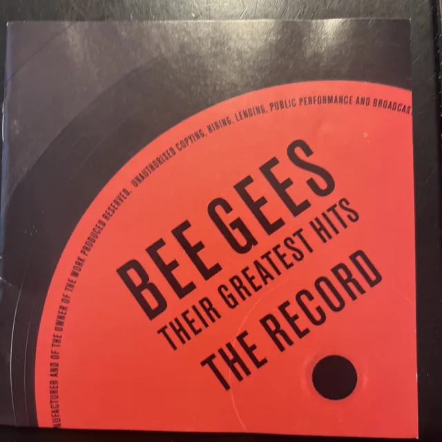 bee gees - The Record - Their Greatest Hits - bee gees CD 2 Disc