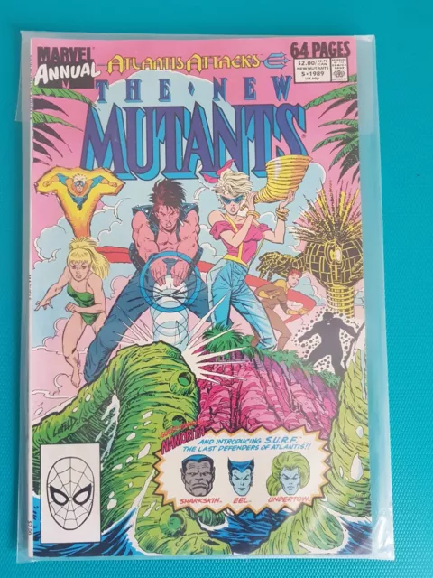 marvel the new mutants atlantis attacks #5 64 pages annual