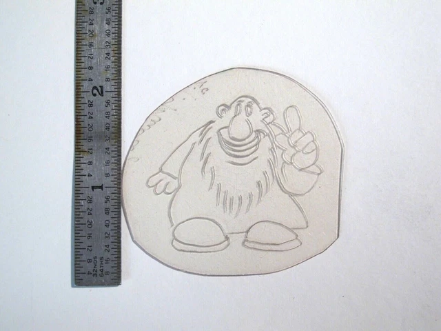Plantilla de acetato de tatuaje década de 1960 Robert Crumb Mr. Natural firmada v2 PC