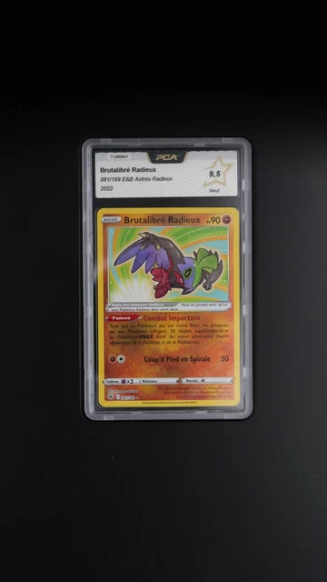 Carte Pokémon Française Brutalibré Radieux 081/189 E&B Astres Radieux PCA 9,5