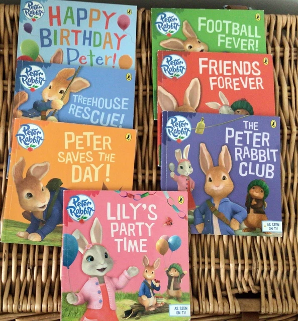 BUNDLE OF 7 Peter Rabbit Animation Picture Books TV CBeebies VGC £8.50 ...