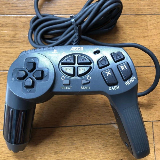 BIOHAZARD CONTROLLER ASCII for PS1 SLPH 00060 Japan Import Black Play ...