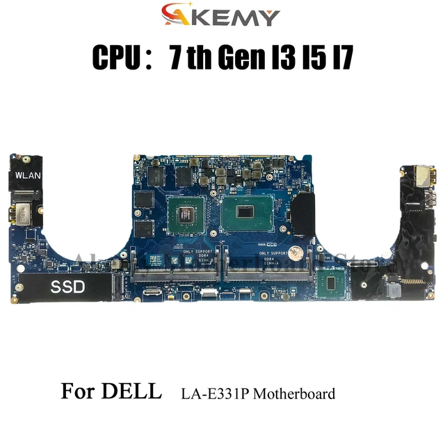 FOR DELL XPS 15 9560 Latitude 5520 Notebook Mainboard LA-E331P i5