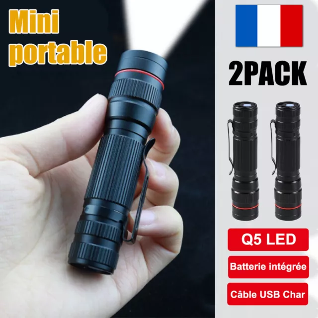 Lampe Torche LED Ultra Puissante 99000000lm Lampe de Poche