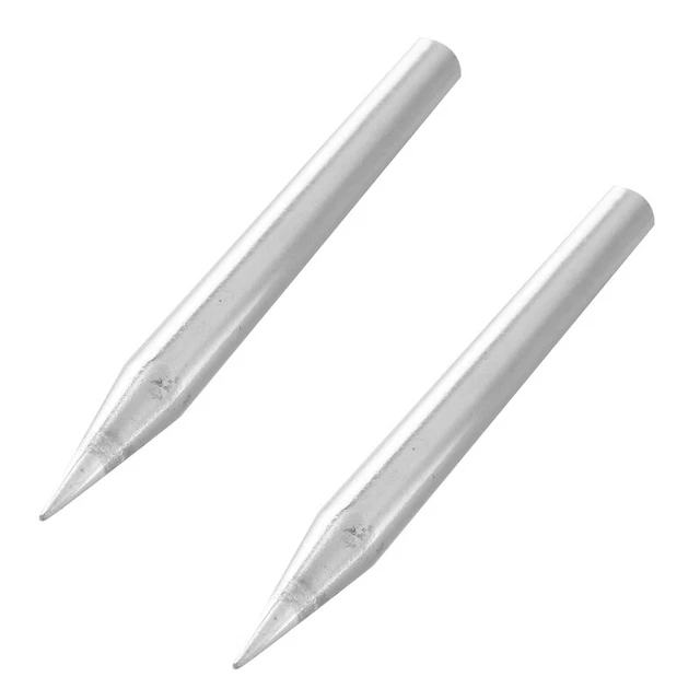 2x 60W silver soldering iron tip soldering pin T1T5