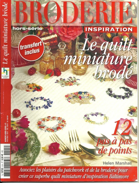 Broderie Inspiration Sticken der gehobenen Klasse gute Anleitungen inFranzösisch