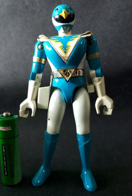 90S BANDAI SENTAI Power Rangers Jetma Blue Ranger Chogokin Popy Diecast ...