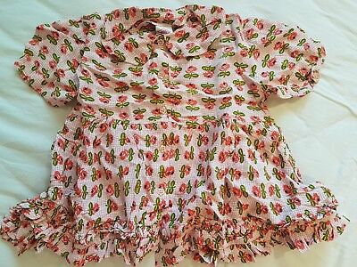 NEW VISCOSE OILILY GIRLS ROSE LOGO shirt top sizes 104 110 116 122 128 134