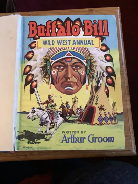 Vintage Buffalo Bill Wild West 1950 Annual inc. Custer's Last Stand Story