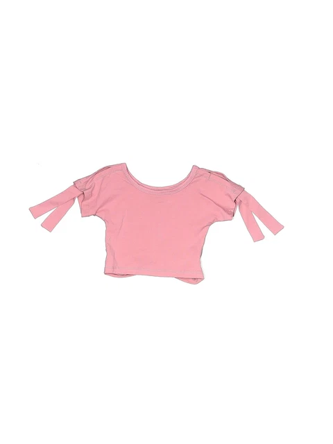 BAILEY'S BLOSSOMS Girls Pink Long Sleeve T-Shirt 0-3 Months