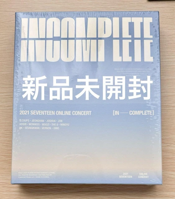 SEVENTEEN DVD 【INCOMPLETE】 SEVENTEEN 2021 ONLINE CONCERT INCOMPLETE DVD - Kpop USA