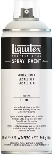 Liquitex Professional Spray Paint 4458599 - GRIGIO NEUTRO 8 (NEUTRAL GRAY) 400ML