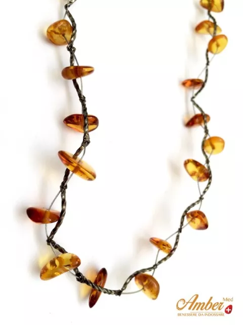Collana d'ambra vera baltica  “Casual” | Genuine baltic amber 