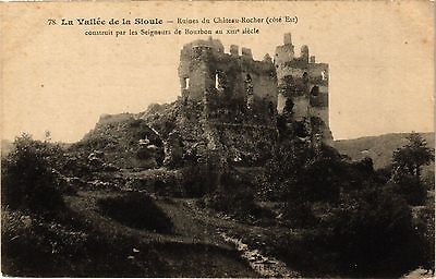 CPA AK La Vallée de la SIOULE Ruines du Chateau-ROCHEr (407977)