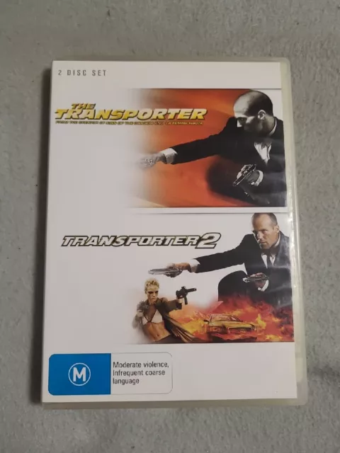 The Transporter + Transporter 2  PAL DVD 2 Disc R4 Movie Jason Statham VGC