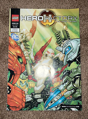 DC Lego Bionicle Hero Factory Comic Book Issue Number Six 6 July 2011 Rare #6