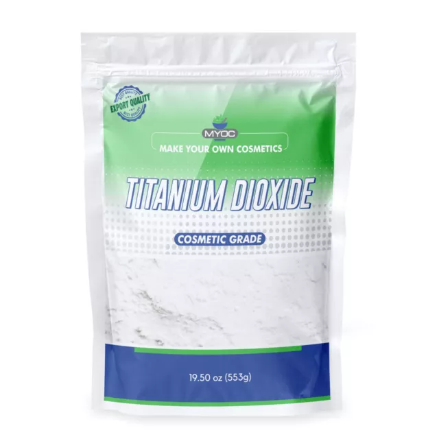 Myoc Biossido di Titanio Polvere, Grado Cosmetico - { 553g/577ml }