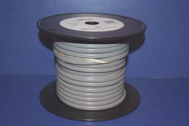 100' Roll Grey Jacketed Trailer Light Brake Cable Wire 18-2  18 Gauge 2 Wire
