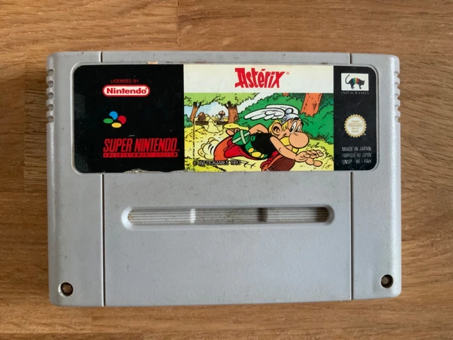 Rare - Astérix - Jeu vidéo rétro Super Nintendo Snes - PAL - Infogrames