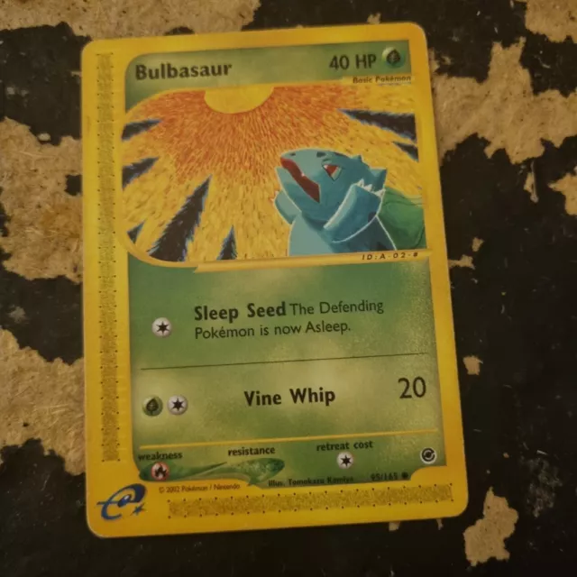 Pokémon TCG Bulbasaur Expedition 95/165 Regular Common Good Condition #1