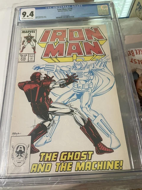 Invincible Iron Man #219 CGC 9.4 1st Appearance of Ghost Marvel Comics Graded