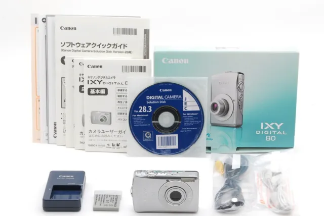 Tested [NEAR MINT w/Box] Canon IXY 80 6.0MP Compact Digital Camera From JAPAN