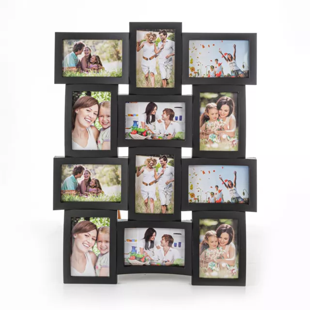 Multi Picture Frame Collage Aperture Photo Frames Holds upto 18 6x4, 5x7 Photos