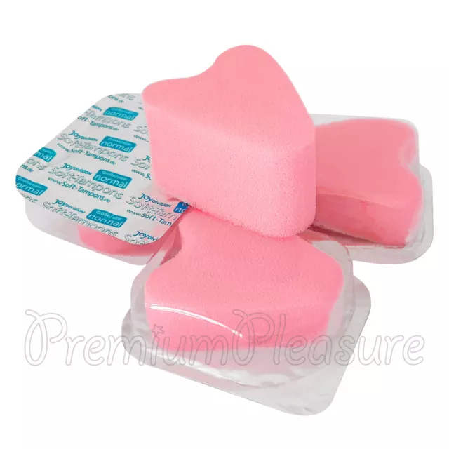 Joy Division Soft Tampons Normal size Stringless Pink sponge Swim Sex 1 2 5 10