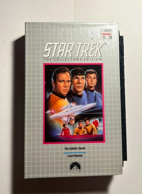 STAR TREK. COURT Martial. Original Uncut. VHS aired 1967