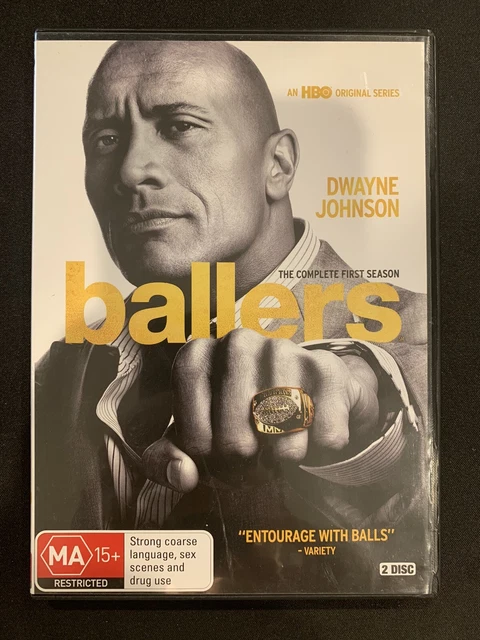 BALLERS THE COMPLETE First Season DVD 2 Disc Set HBO Original