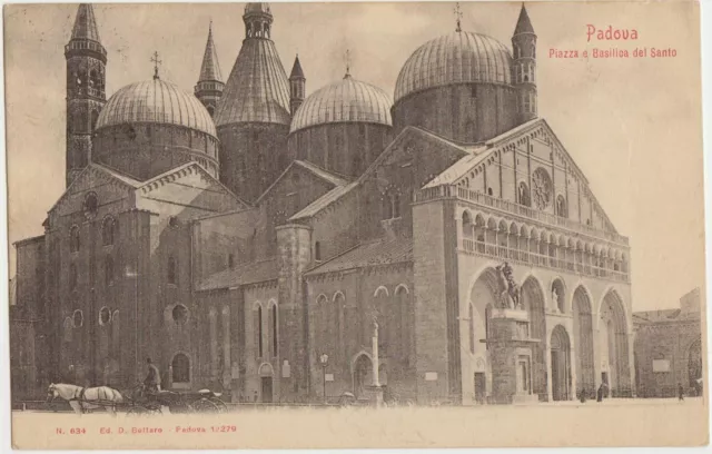 Padova - Piazza E Basilica Del Santo 1900