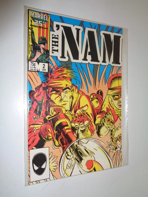 The NAM # 2 Marvel Comics 1987 Vietnam War Vintage Comic Book