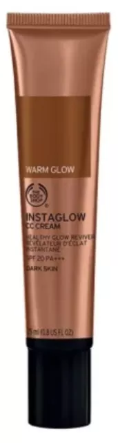 Body Shop Warm Glow Instaglow CC Creme LSF 20 PA+++ 25 ml für dunkle Haut