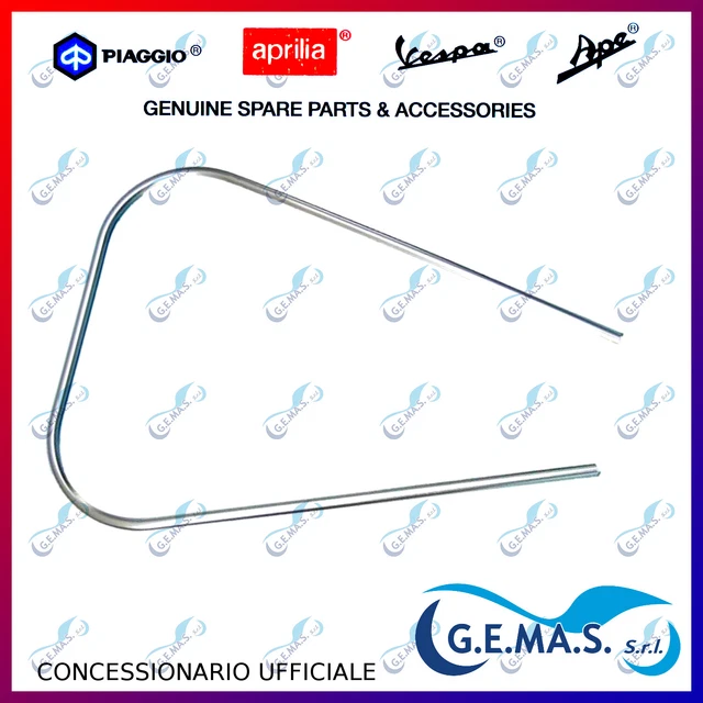 Profil Plastique Moustache One By Camamoto - Noir - Compatible MBK Booster Spirit/Yamaha BW 1994-2013