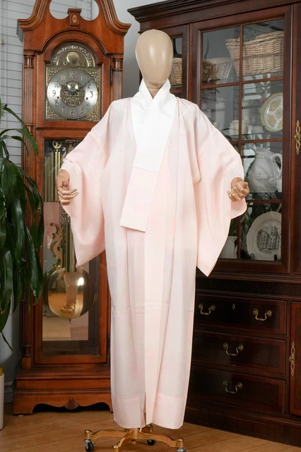 Dear Vanilla Japanese Juban Undergown Women's Kimono Genuine Vintage Mint