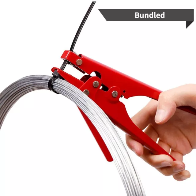 Portable Nylon cable zip tie tool heavy duty fasten tensioner crimper pliers