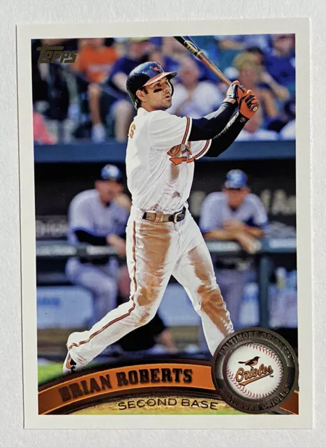 2011 Topps #443 Brian Roberts Baltimore Orioles Baseball Card