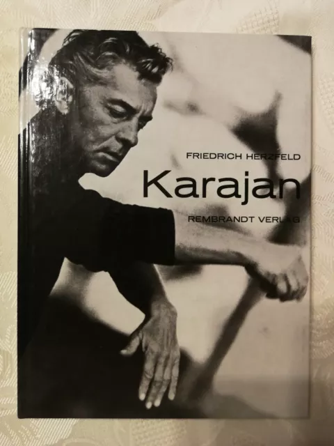 Herbert von Karajan Autogramm Buch Unterschrift original signed Autograph