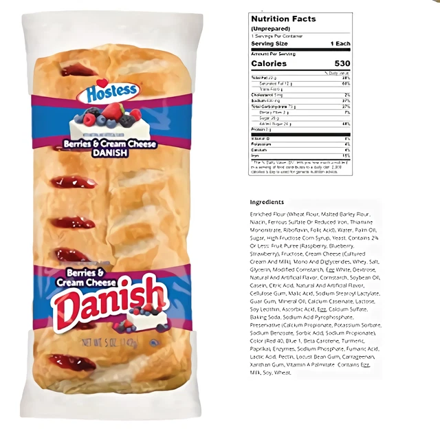 Tribeca Curations Danois Pâtisseries Combo Variété Lot Par Hôtesse Crème Fromage 3