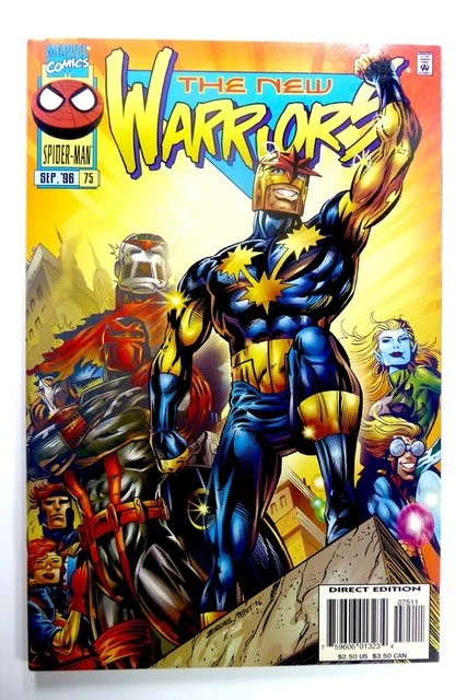 Marvel THE NEW WARRIOR (1996) #75 LAST ISSUE LOW PRINT RUN VF(8.0) Ships FREE!