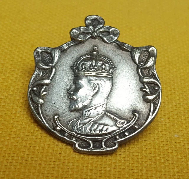 TSAR  NICOLAS II  :  BROCHE ANCIENNE  en ARGENT