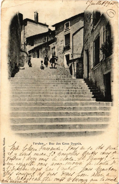CPA VERDUN - Rue des Gros Degres (391739)