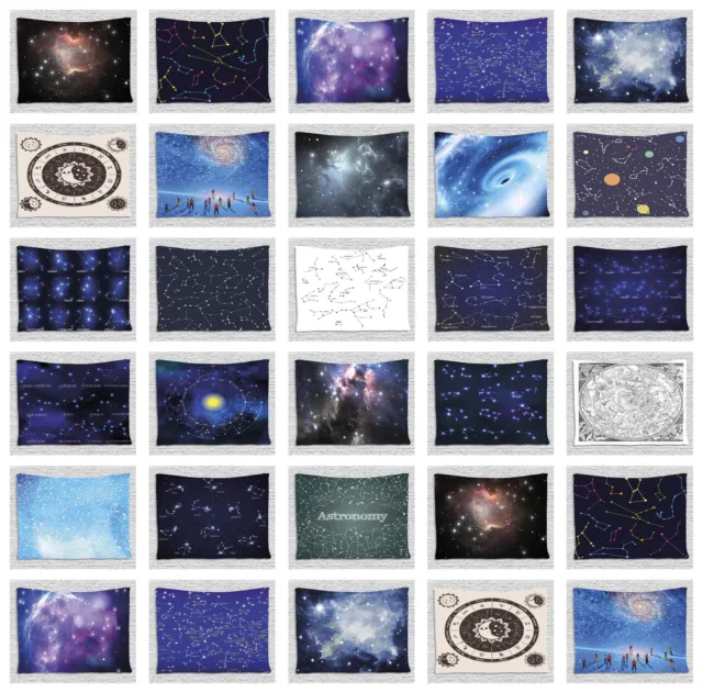 Retro Constellation Tapestry Wall Hanging Art Bedroom Dorm 2 Sizes Available