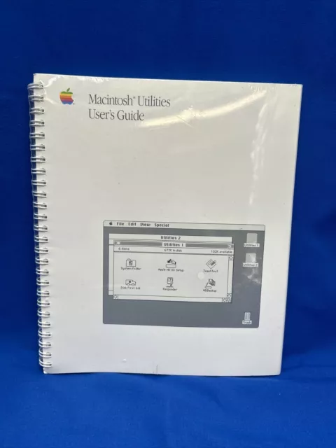 Apple Macintosh Utilities User's Guide 030-3418-A New In Shrink Wrap