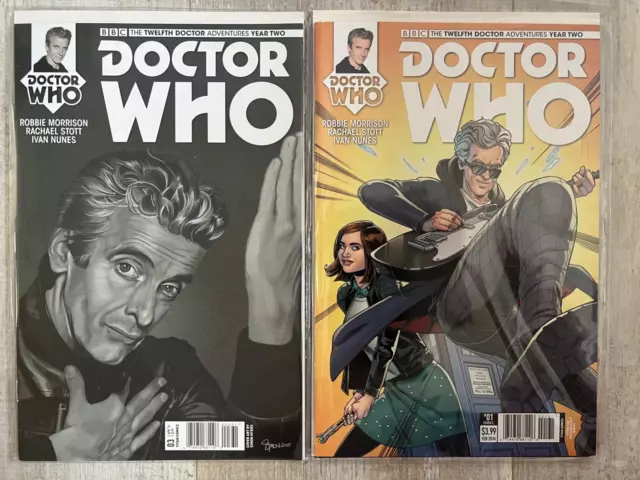 Dr Who 12th Twelfth Doctor Year Two 1-15 Titan (2016) Complete run Cover C