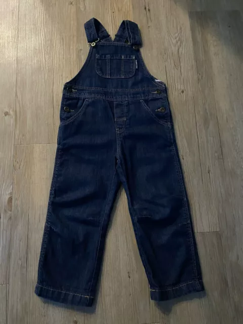 Dungarees denim blu bambini POLARN O. PYRET SVEZIA 2 - 3 ANNI H 98 cm