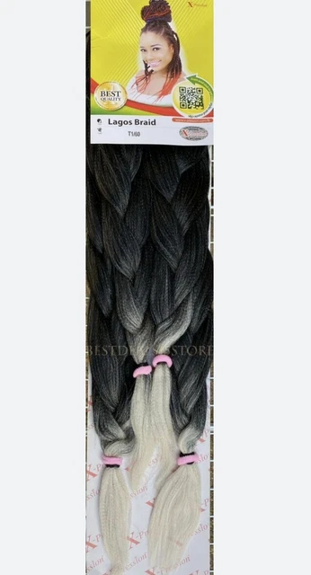 XPRESSION ORIGINAL EXPRESSION LAGOS PRE-STRETCHED 60 INCH BRAIDING