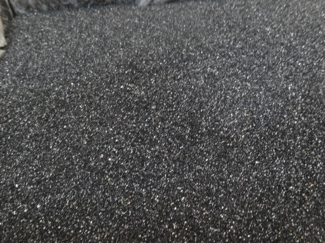 Sparkling Black Sand Aquarium Fish Fresh Or Salt Water Tank Discus 15Lb's